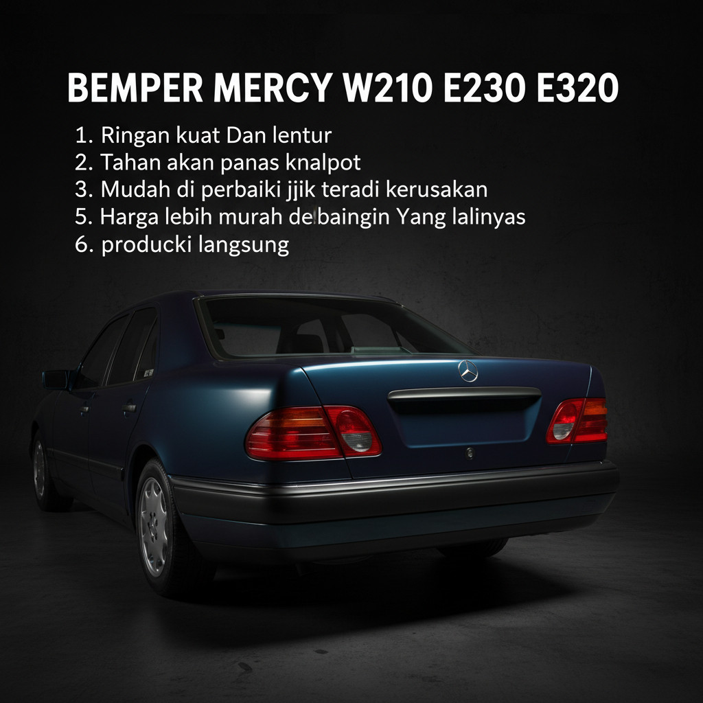 bodikit BEMPER BUMPER MERCEDES BENZ W210 E320 E230 STANDAR DEK KOLONG TRUNKLID