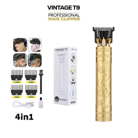 *HD* ALAT CUKUR NAGA VINTAGES T9 MOTIF NAGA CUKUR LISTRIK PORTABLE