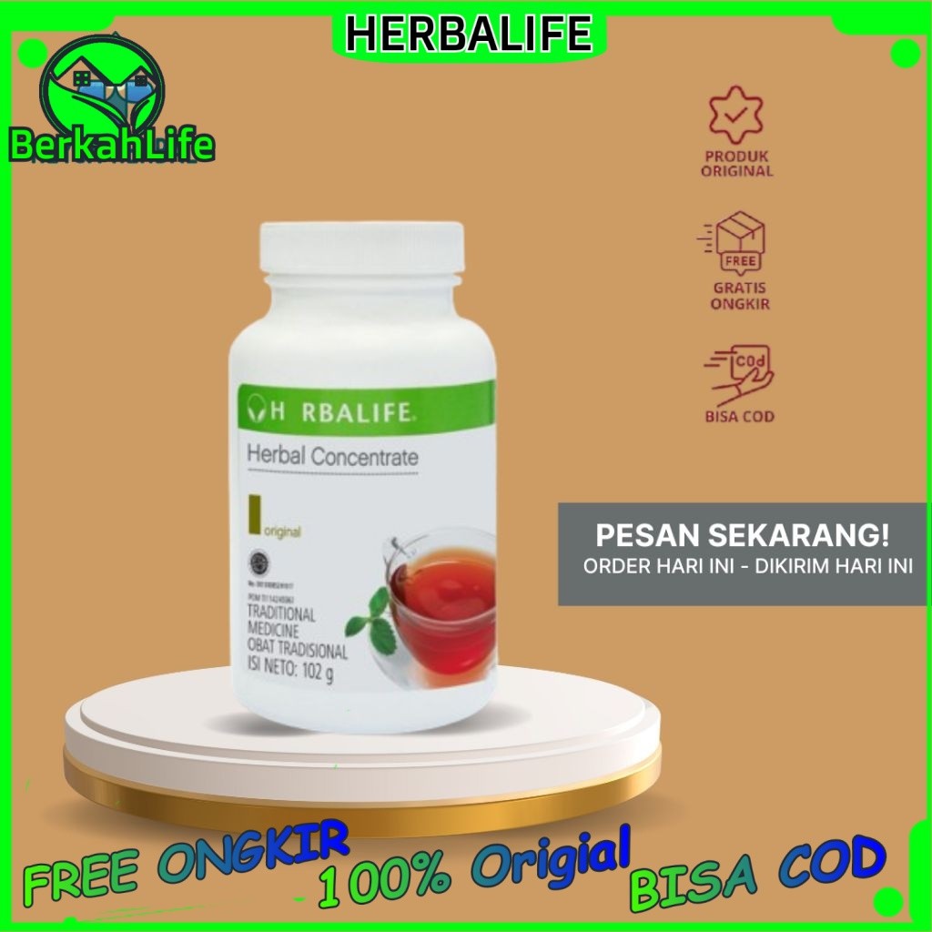 Herbalife Nutrition Teh Concrete Teh Termo Pelangsing Paling Cepat Menurunkan Berat Badan Ampuh Orig