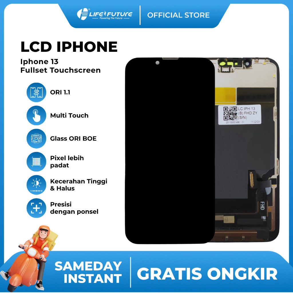 [LCD LIFE FUTURE] - LCD Iph*ne 13 Fullset Touchscreen LCD [LCD LIFE FUTURE] GROSIR MURAH