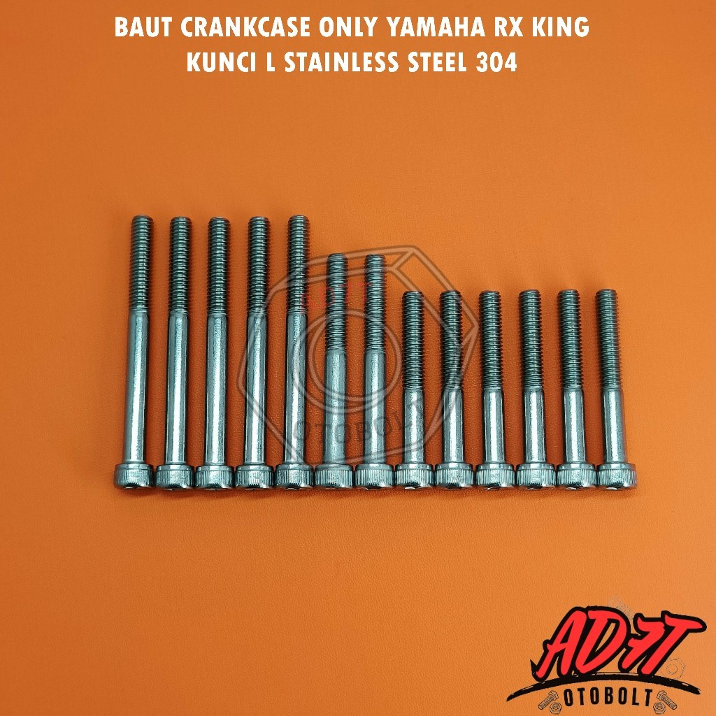 Baut Crankcase Kalter RX King RXking Stainless