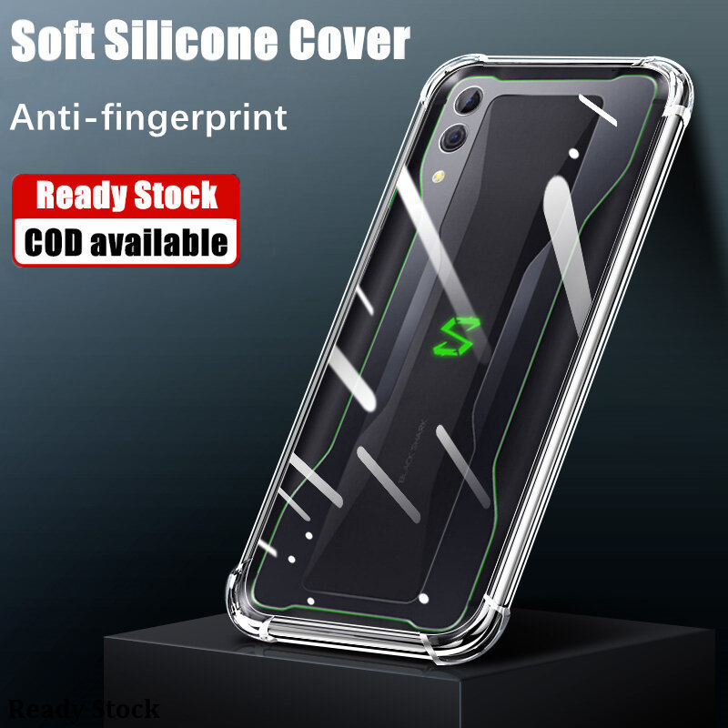 Casing HP Xiaomi Black Shark 2 Pro Ponsel Pelindung Getaran Ultra Jernih Berbahan Jelly Lembut denga