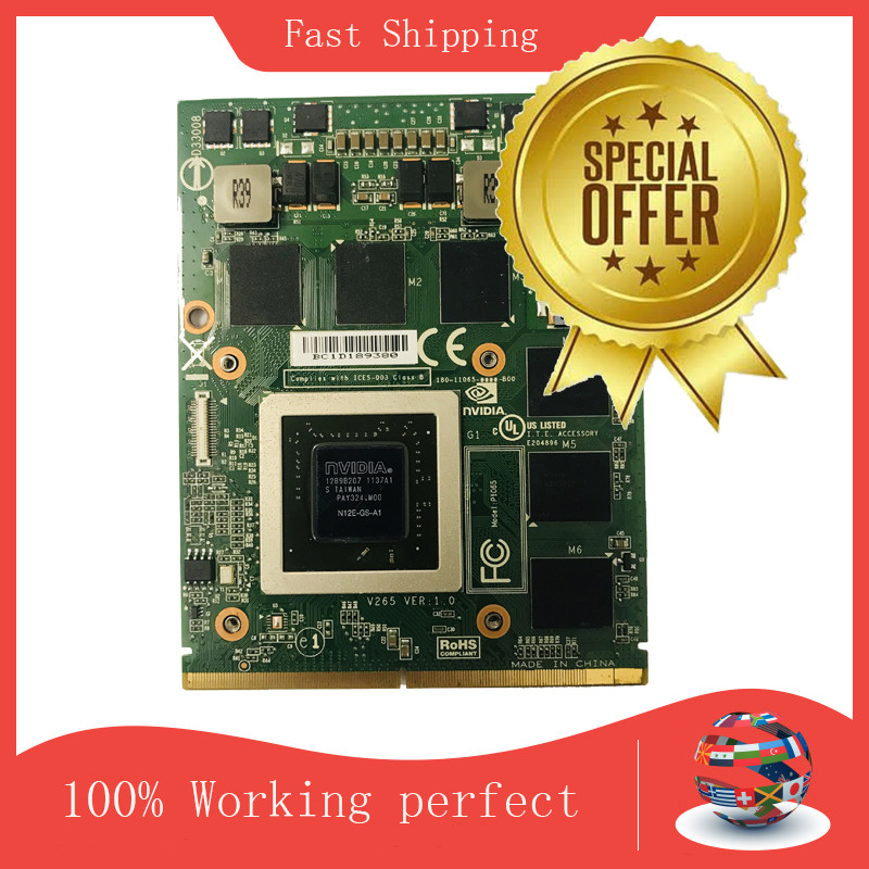 GTX560M GTX 560M Video Card  For DELL M17X M18X MSI 16F1 16F2 N12E-GS-A1 DDR5 1.5G splay Graphic Car