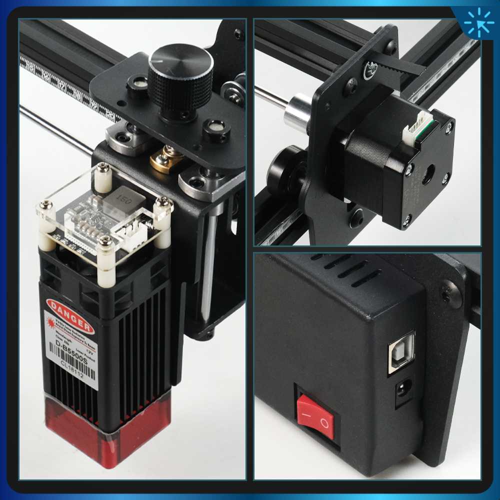 DIY Laser Engraving Machine CNC 2-Axis 445nm - LE400