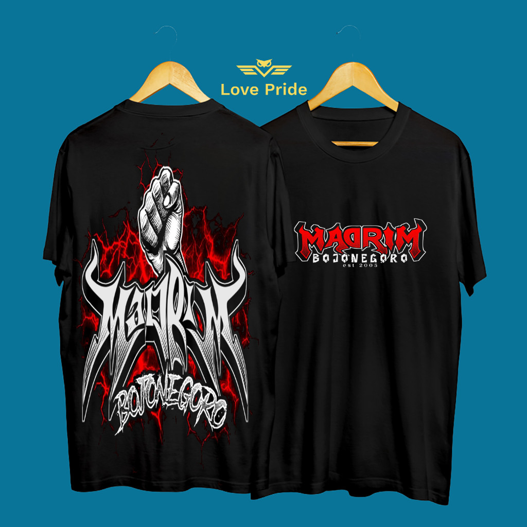 Kaos Tshirt Baju Distro PSHT Madrim Bojonegoro 2005 Premium Terbaru