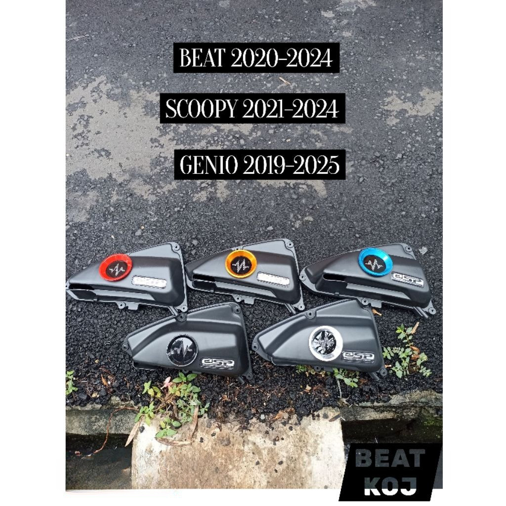 ORIGINAL BOX FILTER BEAT KOJ + CORONG VELOCITY TUTUP FILTER BEAT 2020-2023 KOJ DELUXE SCOOPY NEW GEN