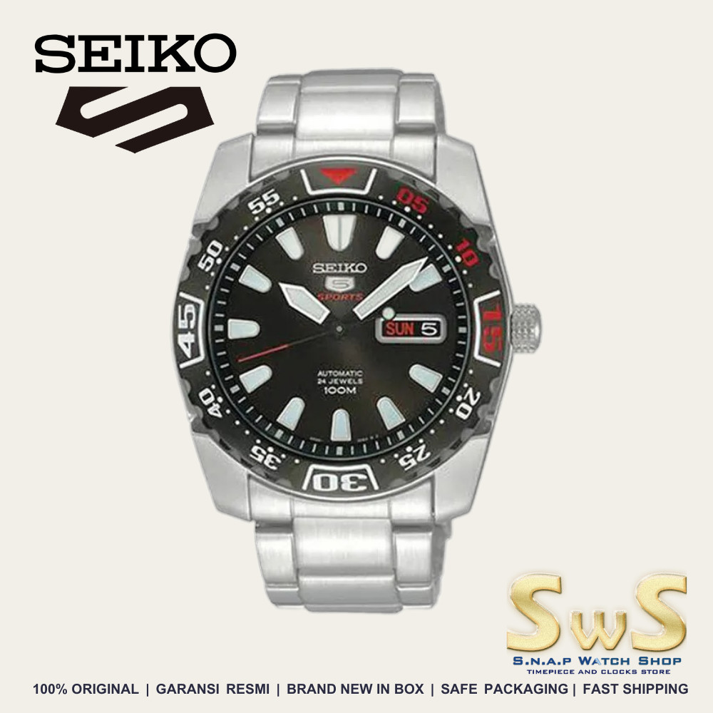 Jam Tangan Pria SEIKO SRP167 SEIKO 5 Sports Classic Automatic 3-Year Official Warranty