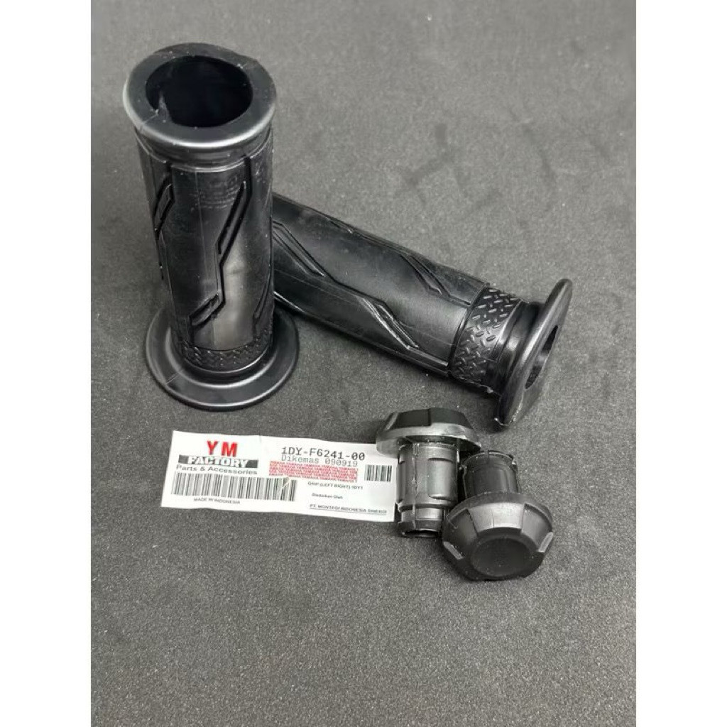 SEPASANG HANDGRIP YAMAHA STANDAR + BANDUL STANG MIO UNIVERSAL BISA SEMUA MOTOR Handfat Ymaha Grip Ym