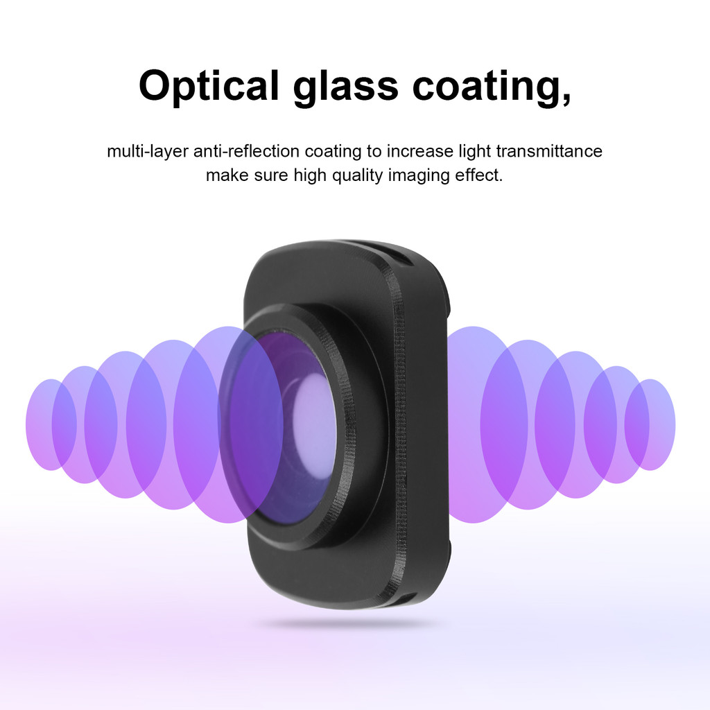 Portable Wide Angle Camera Lens Magnetic Anamorphic Lens for DJI OSMO Pocket1 / Pocket2 Accessories 