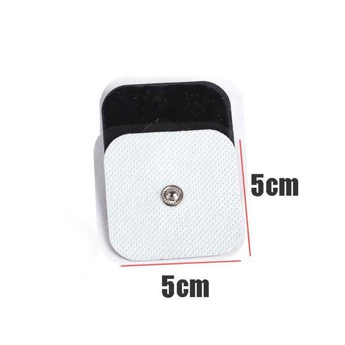 10pcs/set Pad Tens Kancing Electrode Pads Beurer EM / Pad Electrode EMS / Pads Kancing 5x5cm - 10pcs