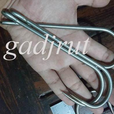 Pandowo_5 Ganco ikan stainless 15cm kawat 5mm - Ganco Standard