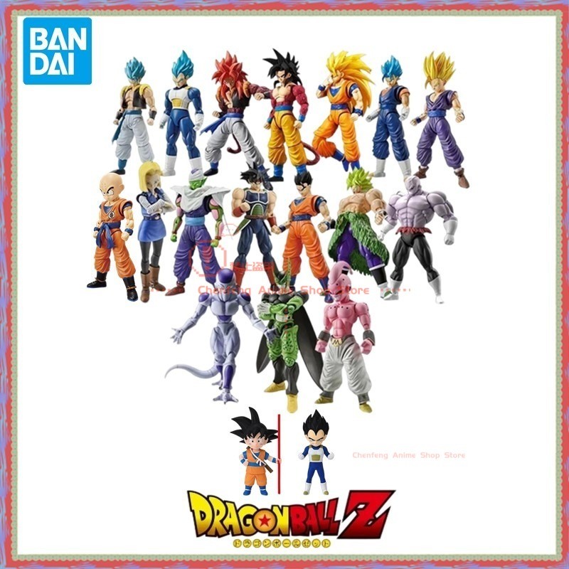 100% Bandai Dragon Ball - Rise of the Japanese anime Son Goku Vegeta Son Gohan Cell Freeza Action Fi