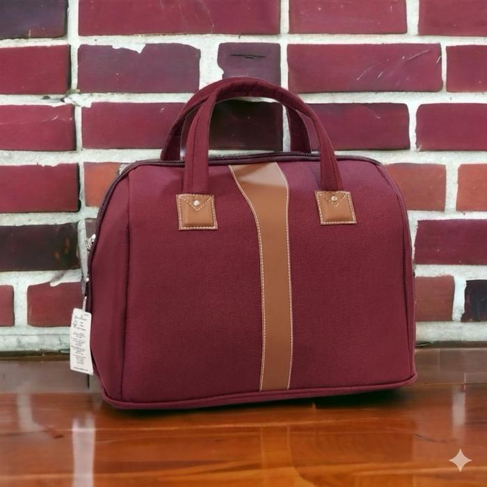 LEAFLAB TAS AYAM Tas Pakaian Mudik Travel Wanita Original - Merah, Kecil