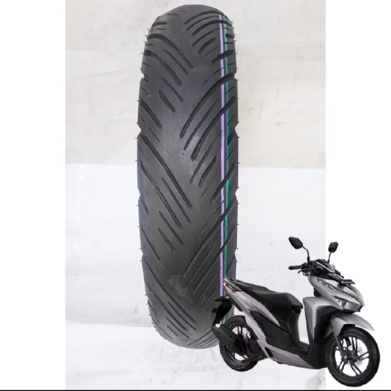 BAN BELAKANG VARIO 150 NEW 100/80/14 BAN TUBELLES TEBAL DAN KUAT