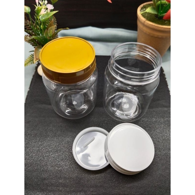 TERBARU Toples Sambal Bulat 200ml / Toples Bawang Goreng / Toples Plastik 200ml / Toples Bumbu