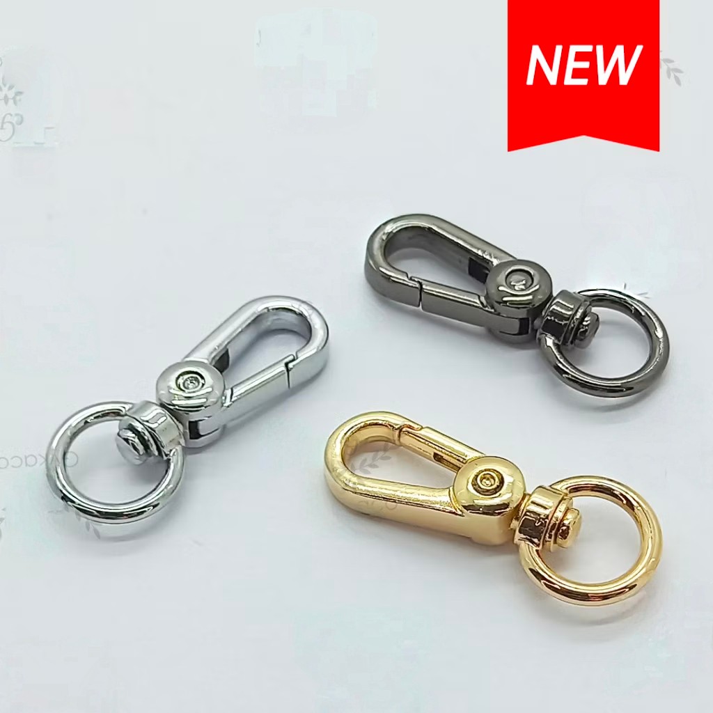 D4 Gantungan Kunci 4cm KEW KEW Kait Besi Cantelan Tas Koper