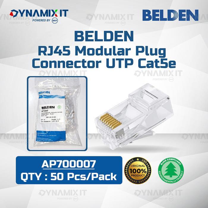Konektor RJ45 Belden UTP Cat.5 RJ45 50pcs Original