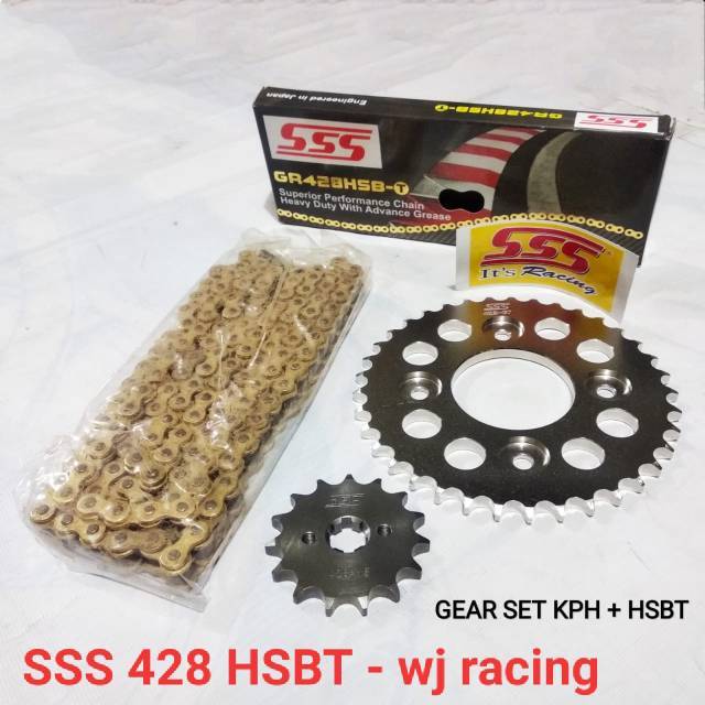 Gear Set SSS 428 HSBT Karisma / Supra 125 / Blade / Revo Absolute