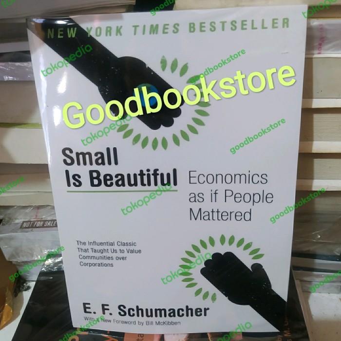 buku Small Is Beautiful - Economics as if People Mattered