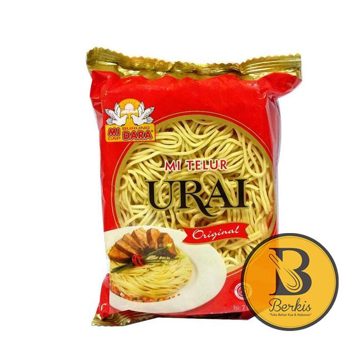 Mie Burung Dara Urai 140 Gr ; Mie Telur Original
