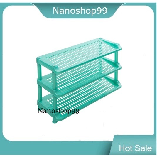 Rak Sepatu Plastik Miring Shinpo SIP 839 Serbaguna 3, 4, 5 Susun / Rak Susun / Nanoshop99