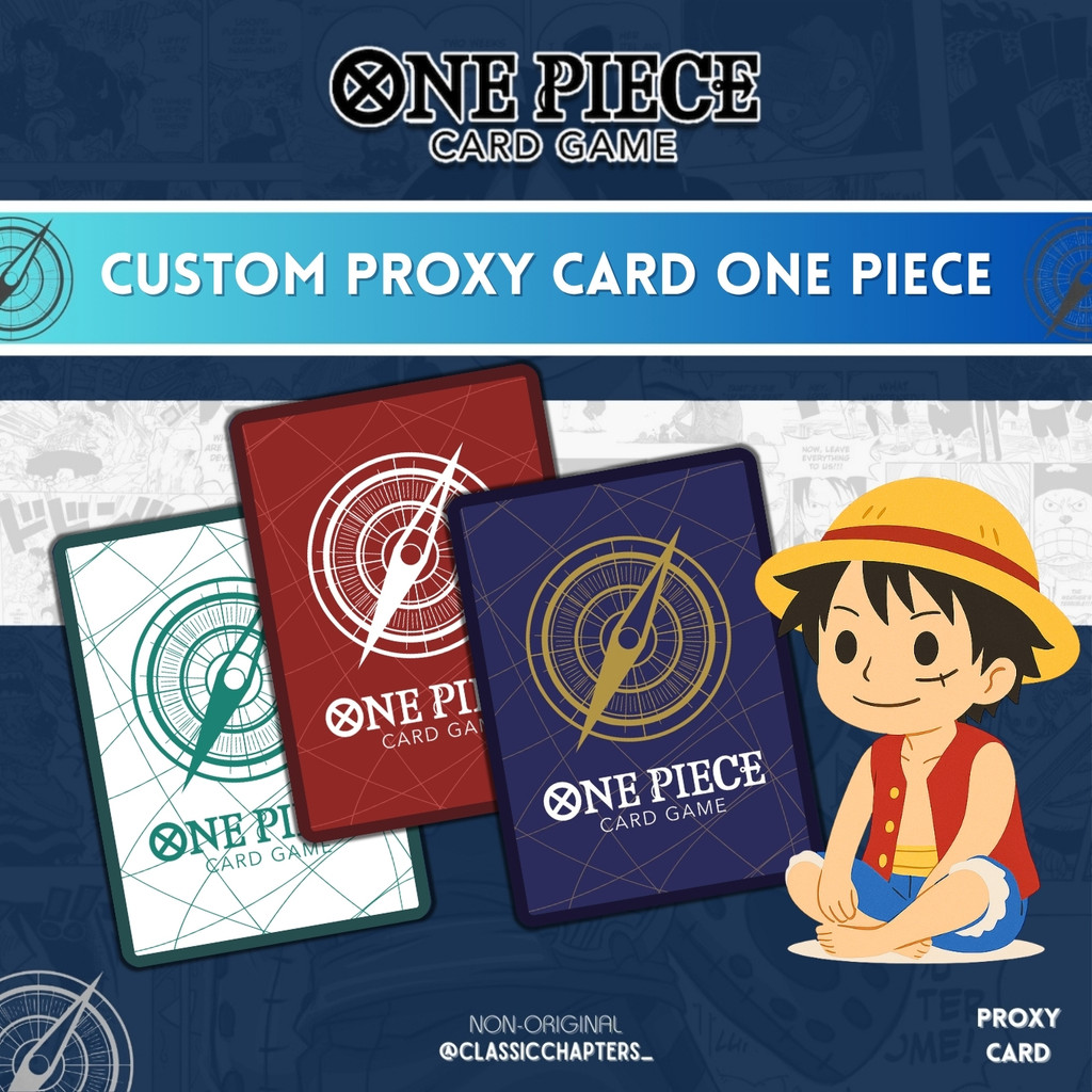 [CUSTOM] PROXY CARD ONE PIECE ENGLISH (CHARACTER, LEADER, DON)