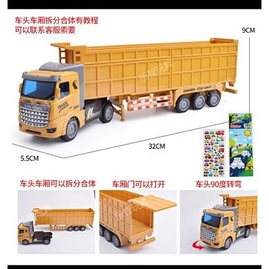 MAGELJAYA MAINAN RC TRUK KONTAINER REMOTE CONTROL TRUCK CONTAINER BESAR