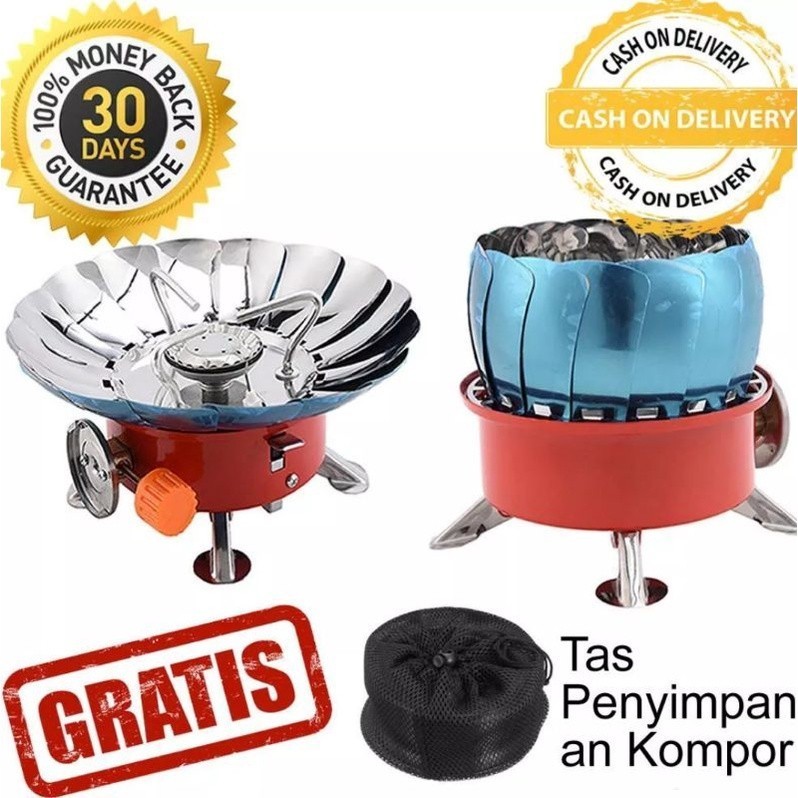 Kompor Camping Portable Kovar Anti Badai – Kompor Gas Hi-Cook Outdoor Windproof Untuk Hobi Senapan &