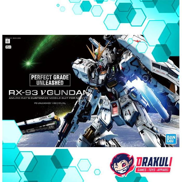 Drakuli HQ BANDAI Plamo PG Unleashed RX-93 v Gundam / Nu Gundam