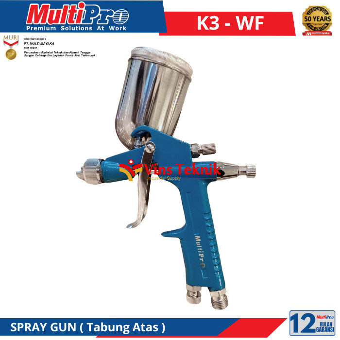 Spray Gun MULTIPRO K3-WF AIR COMPRESSOE 200ML MULTIPRO K3-WF