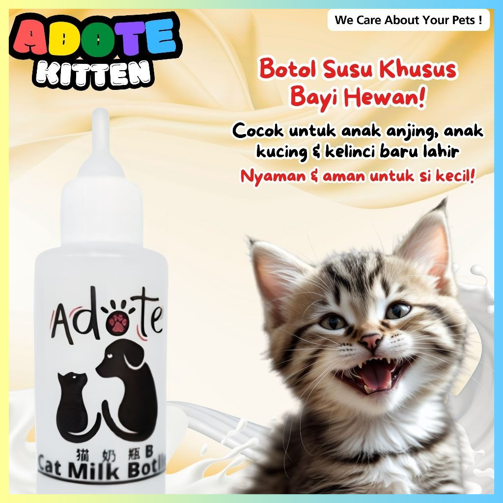 Botol Susu Anak Kucing Dot Kucing Baru Lahir Dan Anjing Kecil