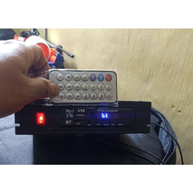 Kit audio bloototh mp3 usb siap pakai fm radio flashdisk