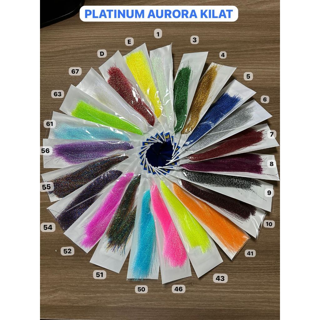 UMPAN BULU MUTIARA PLATINUM AURORA KILAT
