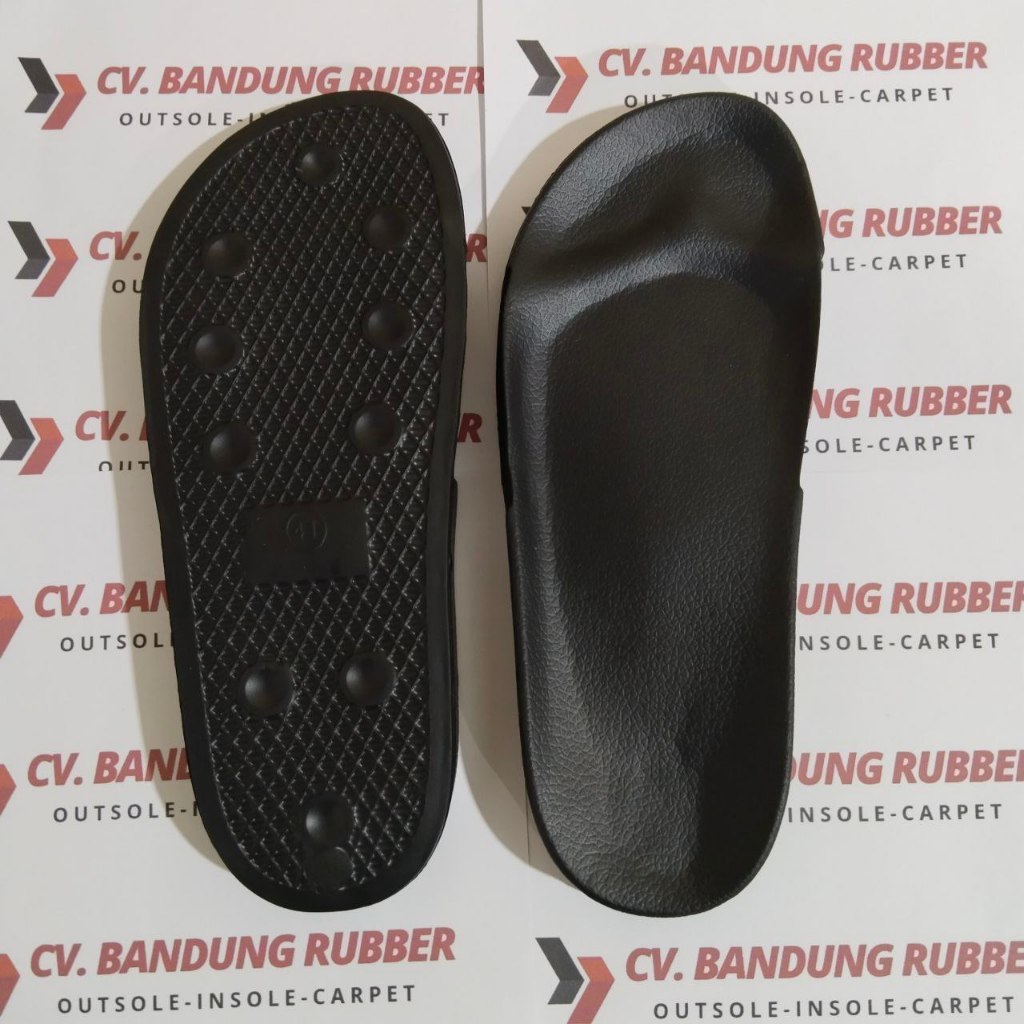 Outsole Pylon 950 Hitam Alas Sandal Slide Pria Slop Santai Ringan