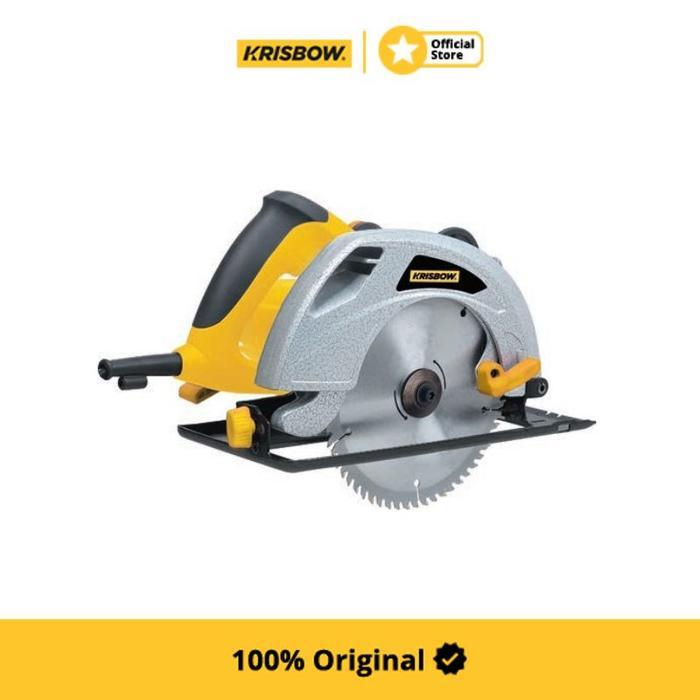 SIRKEL 7 INCHI KRISBOW MESIN GERGAJI KAYU LISTRIK CIRCULAR SAW 185MM 1300 WATT IRCS3