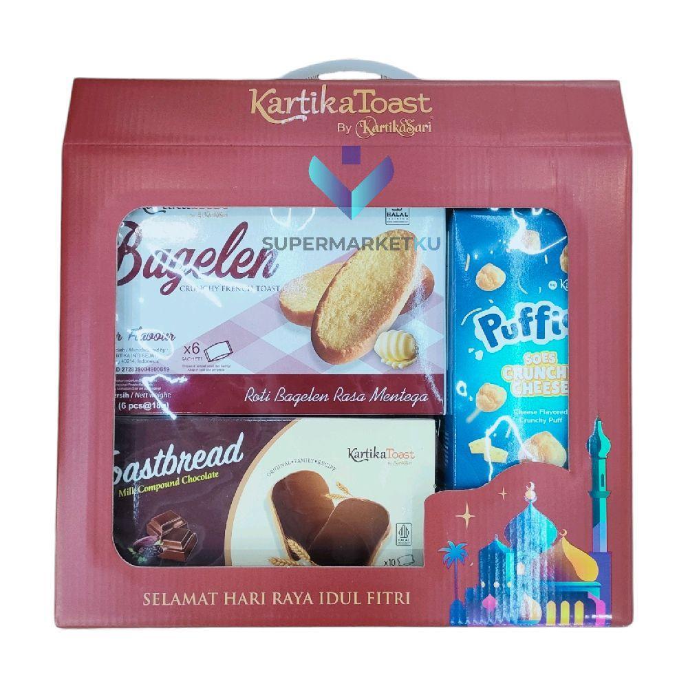 Kartika Toast by Kartika Sari Hampers Parcel Edisi Lebaran Idul Fitri (Paket Isi 3s)