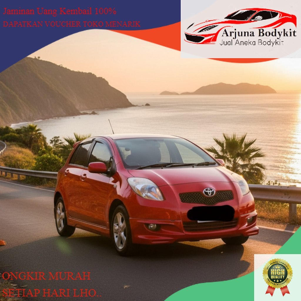 BUMPER YARIS body kit yaris 2006-2008 BODYKIT MOBIL YARIS GIALLA 2006 2007 2008