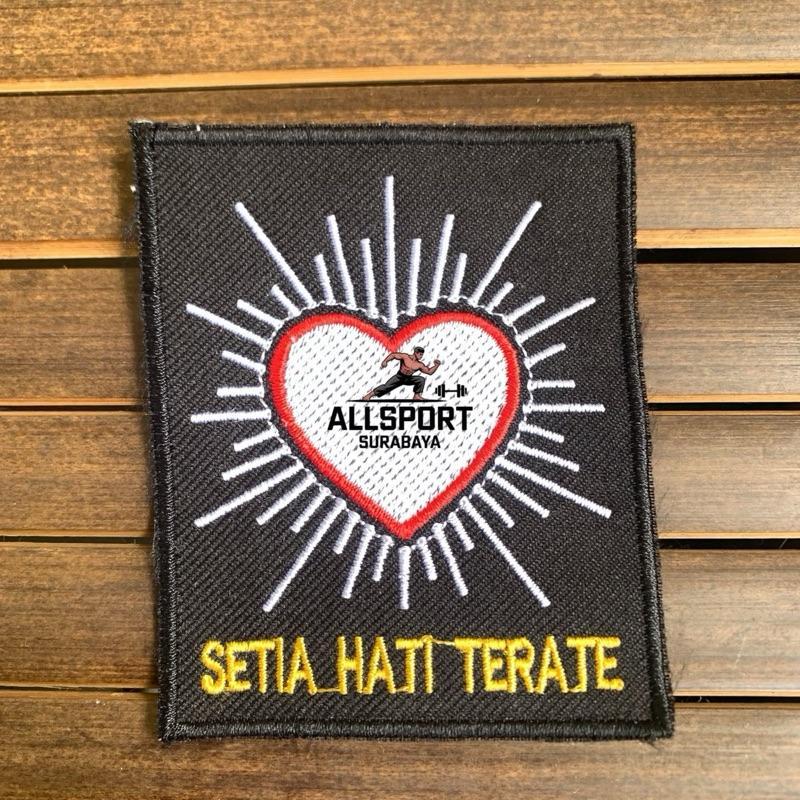 Bet PSHT Siswa Psht Pencak Silat Sh Terate Bordir Komputer Badge Siswa PSHT Bet Siswa PSHT
