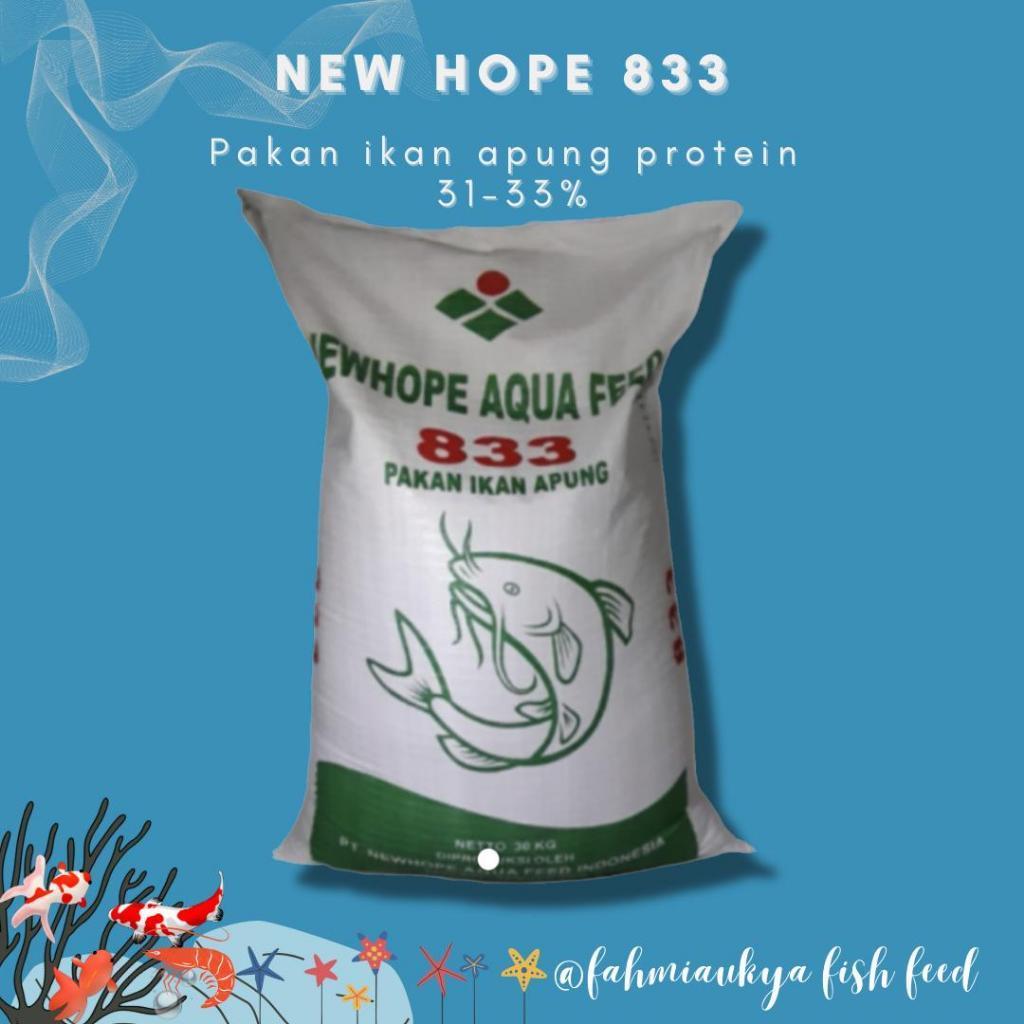 PAKAN IKAN MURAH (KEMASAN 15 KG) Pakan Ikan Lele Newhope 833-1, -2, -3 | Pakan ikan Protein 31-33%