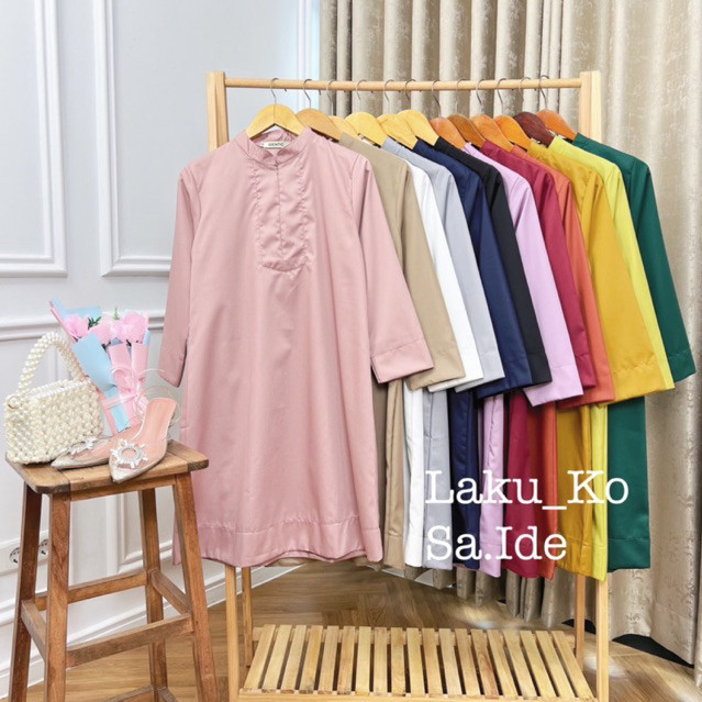 GANGSASHOP  TUNIK FODU POLOS - TUNIK KONDANGAN - ATASAN TUNIK TOYOBO POLOS // TUNIK TOYOBO // TUNIK 