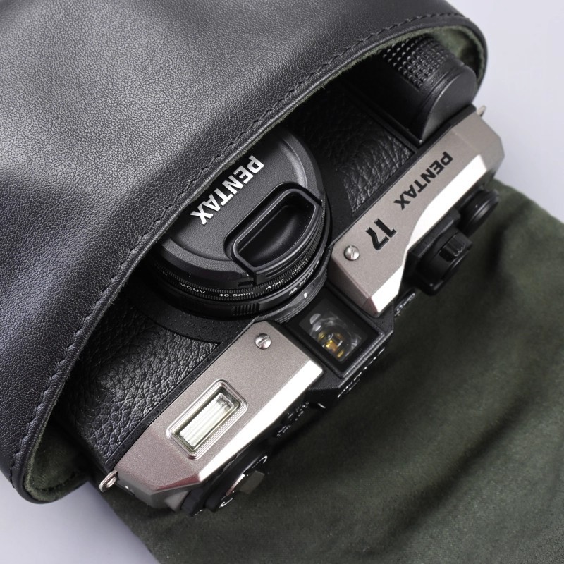 XL Genuine leather Bag box pocket Case For PENTAX 17 Olympus 35 Fujifilm XHalf XM5 XA7 XA5 X10 X20 L