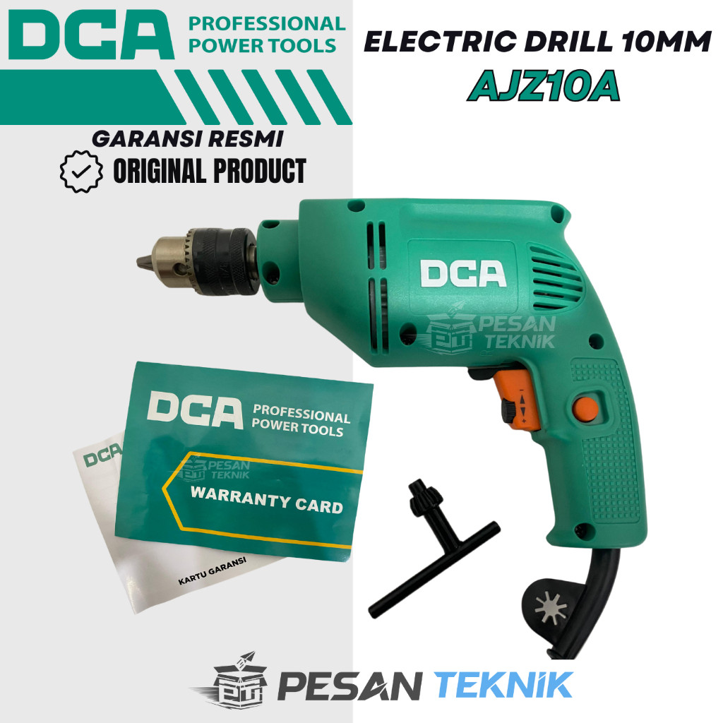 Mesin Bor Tangan 10mm AJZ10 Drill Driver DCA AJZ10A