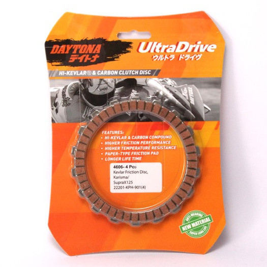 Kampas Kopling Kevlar Daytona Karisma/ SupraX125 kampas kopling daytona 4616