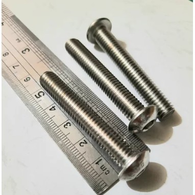 Baut L bulton stainless 12/8x50mm