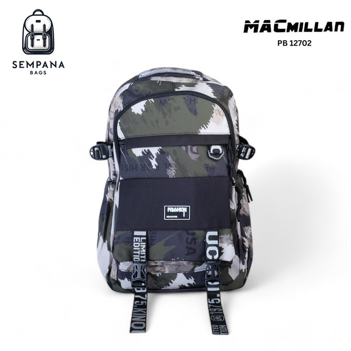 MACMILLAN PB12702 - Backpack / Tas Ransel / Tas Sekolah / Tas Kampus