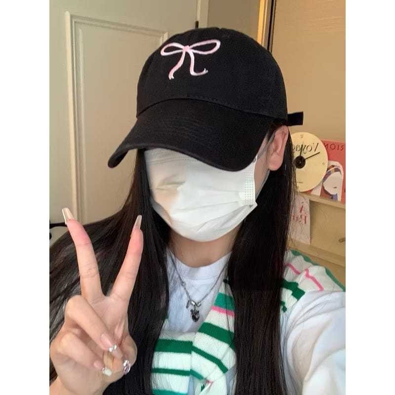 TERBARU Model Baru Topi Coquette / Topi Pita / Topi Pink Pita