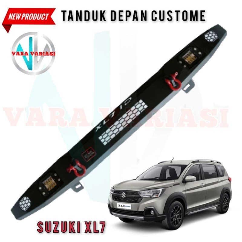 Rear Guard Bumper Mobil Baja Tebal Tanduk Depan Custom Suzuki XL7 Towing Bumper Depan XL7