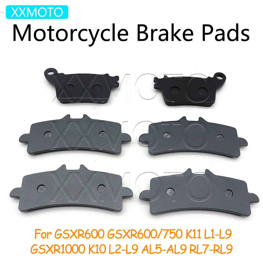 For Suzuki GSXR600 GSXR750 GSXR1000 GSXR 600 750 1000 L1-L9 Motorcycle Front Rear Brake Pads GSXR100