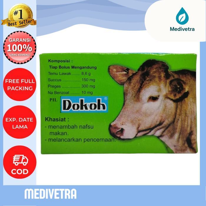 MEDIVETRA - DOKOH PIL Isi 4 Bolus Eka Farma - Obat Hewan Ternak