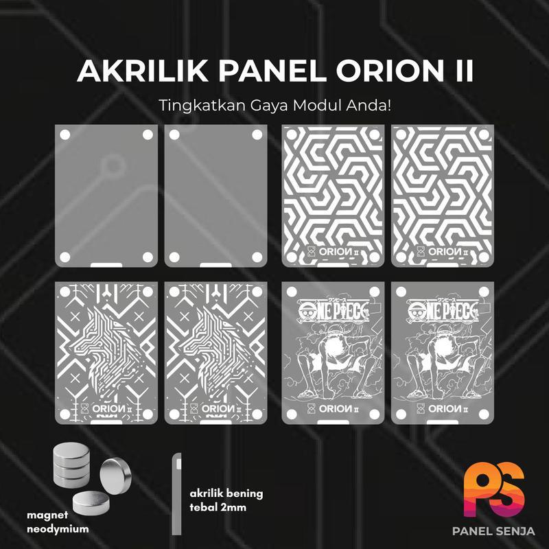 Panel Senja - Akrilik Panel Orion 2 / Orion II Panel Transparan Dekoratif *KASAN.REBORN